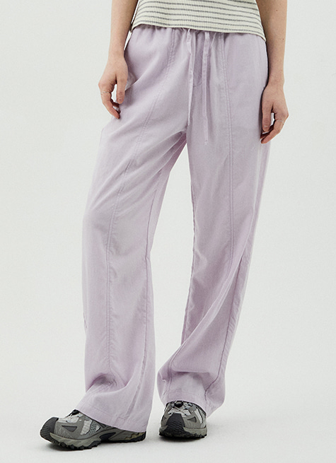 [4/29 예약] Relax banding pants_Light purple